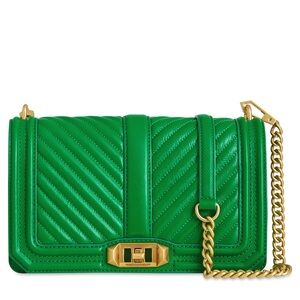 Rebecca Minkoff Love Chevron Quilted Leather Crossbody Bag
